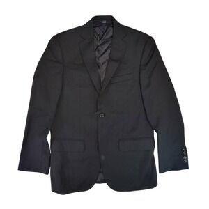 Marc‎ Anthony Mens Black Slim Fit Suit Jacket Blazer 36S